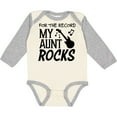 thumbnail image 3 of Inktastic For the Record, My Aunt Rocks Boys or Girls Long Sleeve Baby Bodysuit, 3 of 5