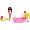 thumbnail image 3 of Barbie Dolls with Pool, Clothes and Barbie Car, Plastic, Polyester, 3 of 5