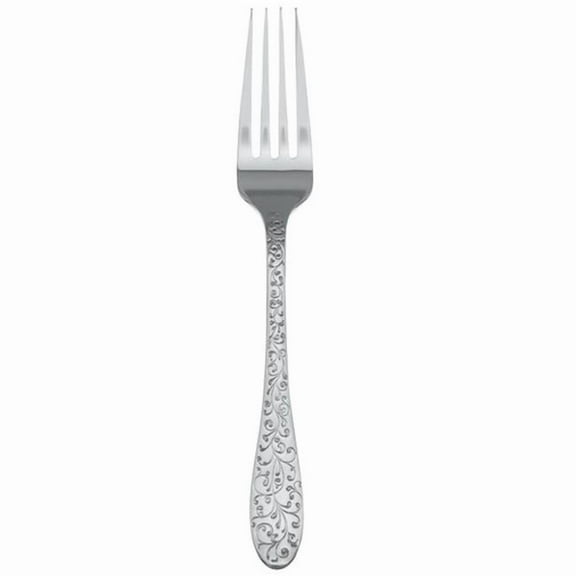 Oneida T638FDEF Ivy Flourish Stainless Steel Extra Heavy Weight Salad Fork  Silver