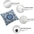 thumbnail image 6 of nygtbtfer Set of 2, Ethnic Carpet Pattern Design Decorative Throw Pillows for Sofa White, 6 of 7