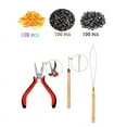 thumbnail image 2 of Zhuge 48 Inch Glitter Hair Tinsel Extensions Kit ，30 Colors ，With Tools - Heat Resistant Fairy Hair Accessories for Women, Girls, Kids，, 2 of 2
