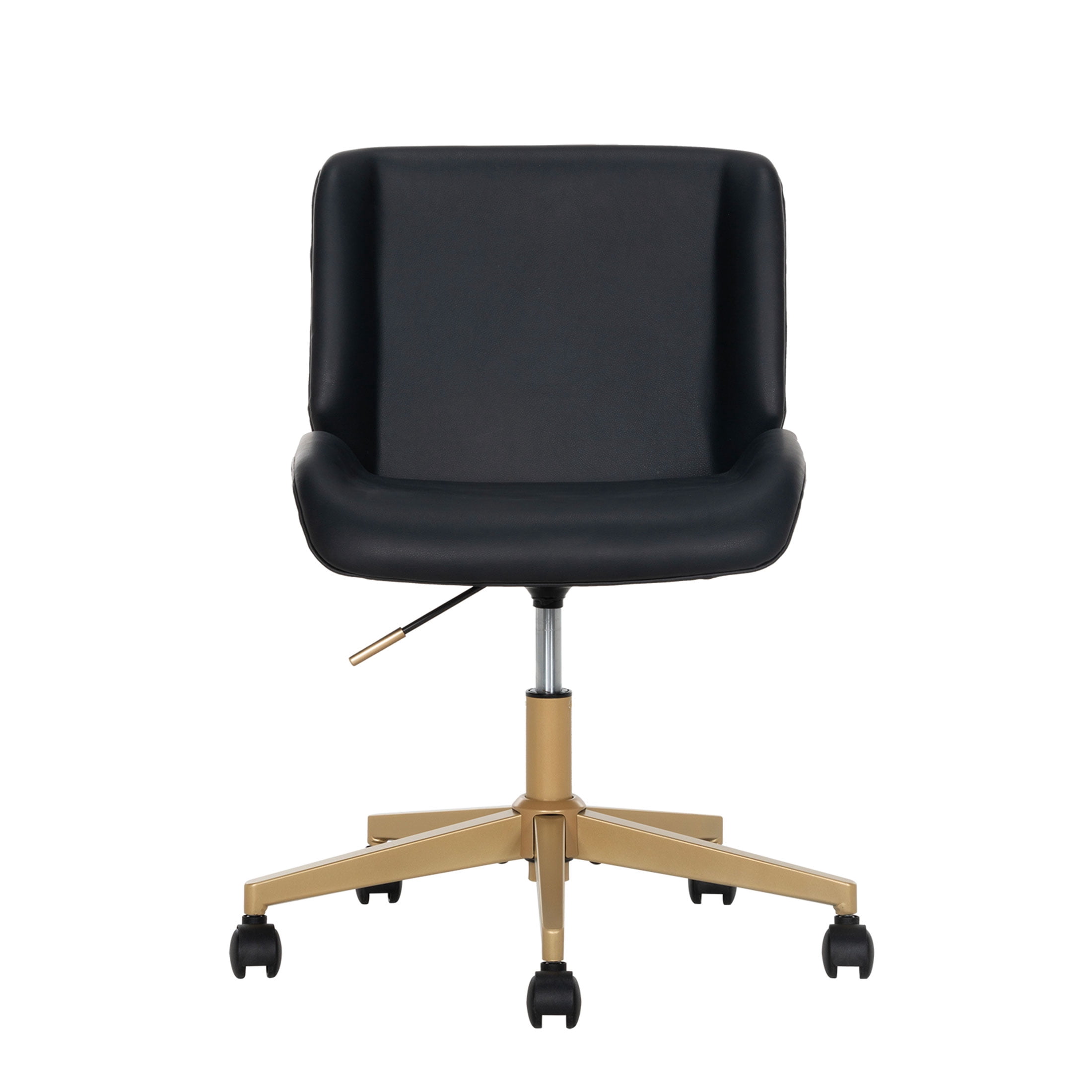 Mainstays Daphne Mid Back Office Chair with Black Faux Leather