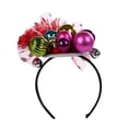 thumbnail image 1 of Diademas navideñas con forma de campana Salvador Aro para el cabello Rojo, 1 of 9