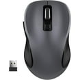 thumbnail image 2 of WisFox 2.4G Wireless  for Laptop, Ergonomic Computer  with USB Receiver and 3 Adjustable Levels, 6 Button Wireless Mice for Windows  PC Notebook (Grey), 2 of 8