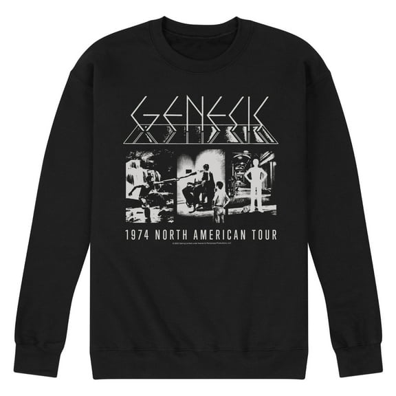 Genesis - North American Tour 74 - Men's Crew Fleece Sweatshirt