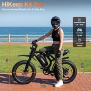 20 Fat Tire Electric Bike for Adults, 750W 1500W Peak Motor, 48V 17.5Ah Battery Ebike, E-Mountain Bike, UL2849