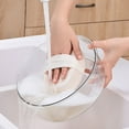thumbnail image 4 of WIFKLSIIPG 2PCS Round Rotating Organizer Storage Truntable Condiments Food Container Rack for Kitchen Cabinet Fridge Bathroom Makeup Spinning Organization(Clear), 4 of 8