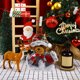 thumbnail image 4 of Adornos navideños, Regalos navideños, Colgante de tela navideño, Muñeco navideño pequeño, Colgante pequeño para árbol de Navidad, Adornos para colgar en el árbol de Navidad, Colgante pequeño de regalo, 4 of 6
