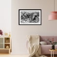 thumbnail image 3 of Historic Framed Print, [Sixteenth century engraving of Scanderbeg's forces attacking a Turkish encampment], 17-7/8" x 21-7/8", 3 of 9