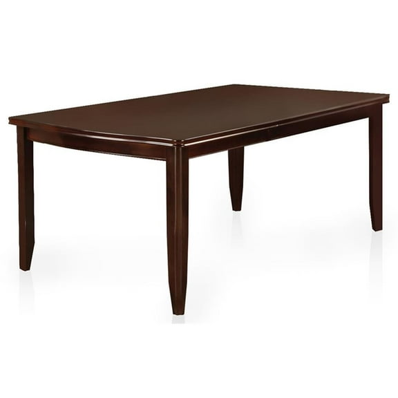 Bowery Hill Contemporary Wood Rectangle Dining Table in Espresso