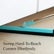 Flat Floor Mop Smart Magic Mop Wood Floor Glass Wiper for Hardwood,Laminate,Tile Floor Cleaning,Microfiber Mopping Wet and Dry Cleaning Hands Free 180°Rotating