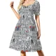 thumbnail image 2 of Vestido de manga corta de Fight Club, vestido de novia de verano para mujer, 2 of 7