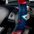 thumbnail image 5 of Electrocardiogram 14.5 Inch Printing PVC Leather Car Wheel Cover Steering Wheel Cover Auto Accessories, 5 of 6