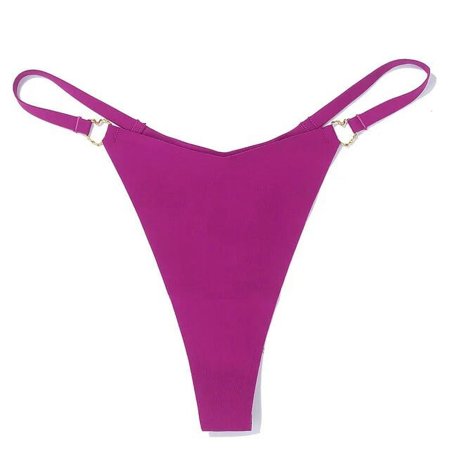 Aoxiang Women Sexy Thong Panties Underwear Seamless Low Rise Solid Lingerie T-Back Panties G-string Underpants S-XL