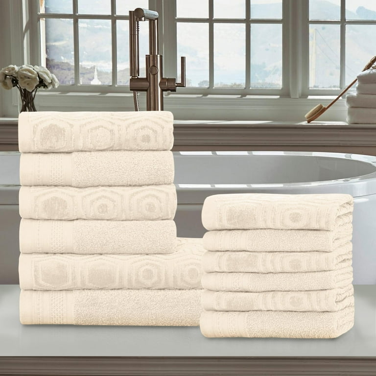 Factory Bath Towels 12-Piece Set by Impressions