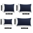 thumbnail image 6 of PiccoCasa 2Pcs Pillowcases 1800 Microfiber Pillowcases with Zipper, Queen(20"x30"), Navy, 6 of 7