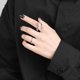 thumbnail image 3 of Anillo De Ansiedad De 2 Uds Para Mujer, Anillo De Dedo En Espiral De Una Sola Bobina Con Cuentas Que Giran Libremente, Anillos De Apertura Yuarrent AP005663-00, 3 of 6