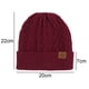 thumbnail image 2 of Gorro de invierno cálido para hombre, gorro de punto acrílico con puño, gorro diario, 2 of 5
