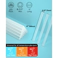 thumbnail image 6 of SHALL Mini Hot Glue Sticks, 0.27” Dia x 8” Long, 100-pack Clear Hot Melt Glue Gun Sticks for All-Temp Mini Glue Guns, Multipurpose for Kids Adults DIY Art Craft Sealing Repairing Festival Decoration, 6 of 7