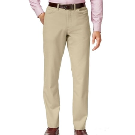 pants mens dress alfani 36x29 pebble beige slim flat walmart dialog displays option button additional opens zoom