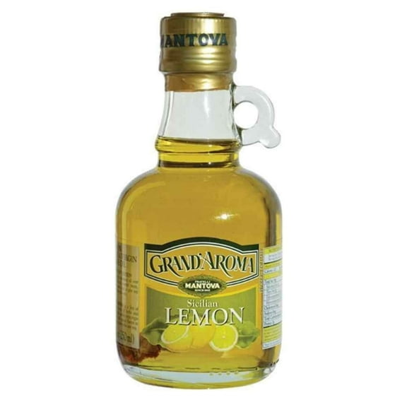 Mantova Grand'Aroma Lemon Flavored Extra Virgin Olive Oil, 8.5 oz (Pack of 2)