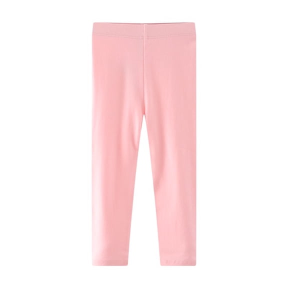 Toddler Girls Basic Solid Leggings Casual Comfy Soft Cotton Baby Girls' Pants Stretchy Tights Pants Fall Winter Warm Clothes