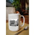 thumbnail image 2 of 15 fl oz Ceramic Mug, Seattle, Washington, Pioneer Square Panoramic View, Vintage Photograph, Dishwasher & Microwave Safe, 2 of 3
