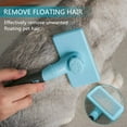 thumbnail image 5 of Cepillo autolimpiante para gatos y perros: cepillos de aseo para gatos que eliminan enredos, nudos y pelos sueltos, cepillo adecuado para gatos de pelo largo y corto (azul), 5 of 5