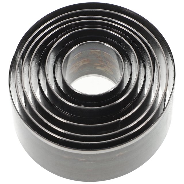 OUNONA 8Ud De Cutter Y Punzón Circular En Metal Plateado Para Manualidades Y Trabajo En Cuero