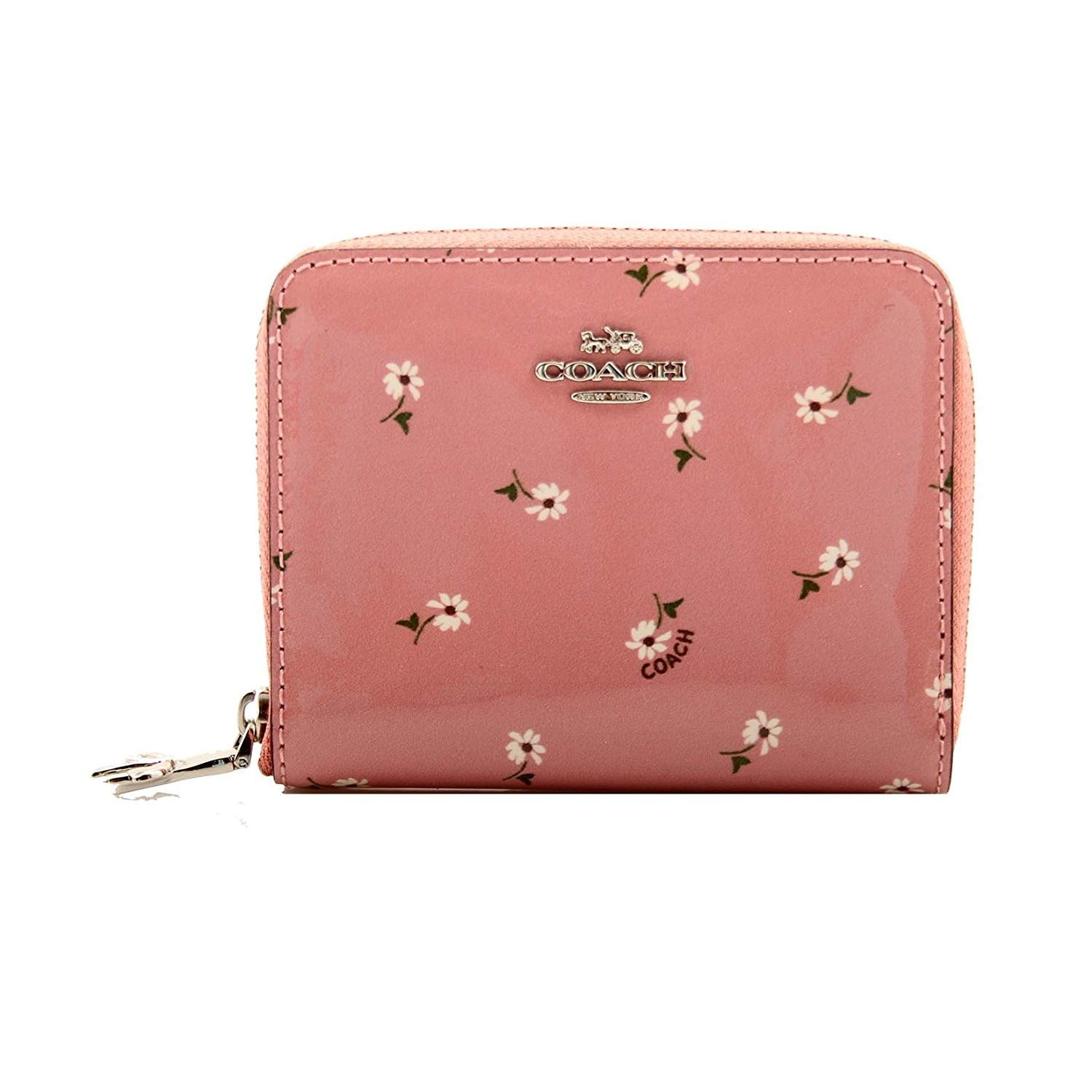 Coach - COACH NWT Small Zip Around Wallet With Ditsy Daisy Print in ...
