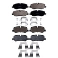 thumbnail image 5 of Detroit Axle - Brake Pads for 2006-2009 Land Rover Range Rover LR3 2007 2008 Ceramic Brakes Pads w/Hardware Front and Rear Replacement, 5 of 7