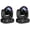 2, variant on 120W Moving DJ Lights, 18-Facet Prism Stage Lighting with 8 Gobos & 8 Colors, DMX512 Sound Activated LED Beam Spot for Wedding, Bar, Party, KTV, Stage Show (1 Pack)
