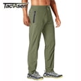 thumbnail image 3 of TACVASEN-Pantalones rectos de secado rápido para hombre, pantalones elásticos ligeros para correr, hacer senderismo, Yoga, Fitness, ejercicio, Joggers, 3 of 5