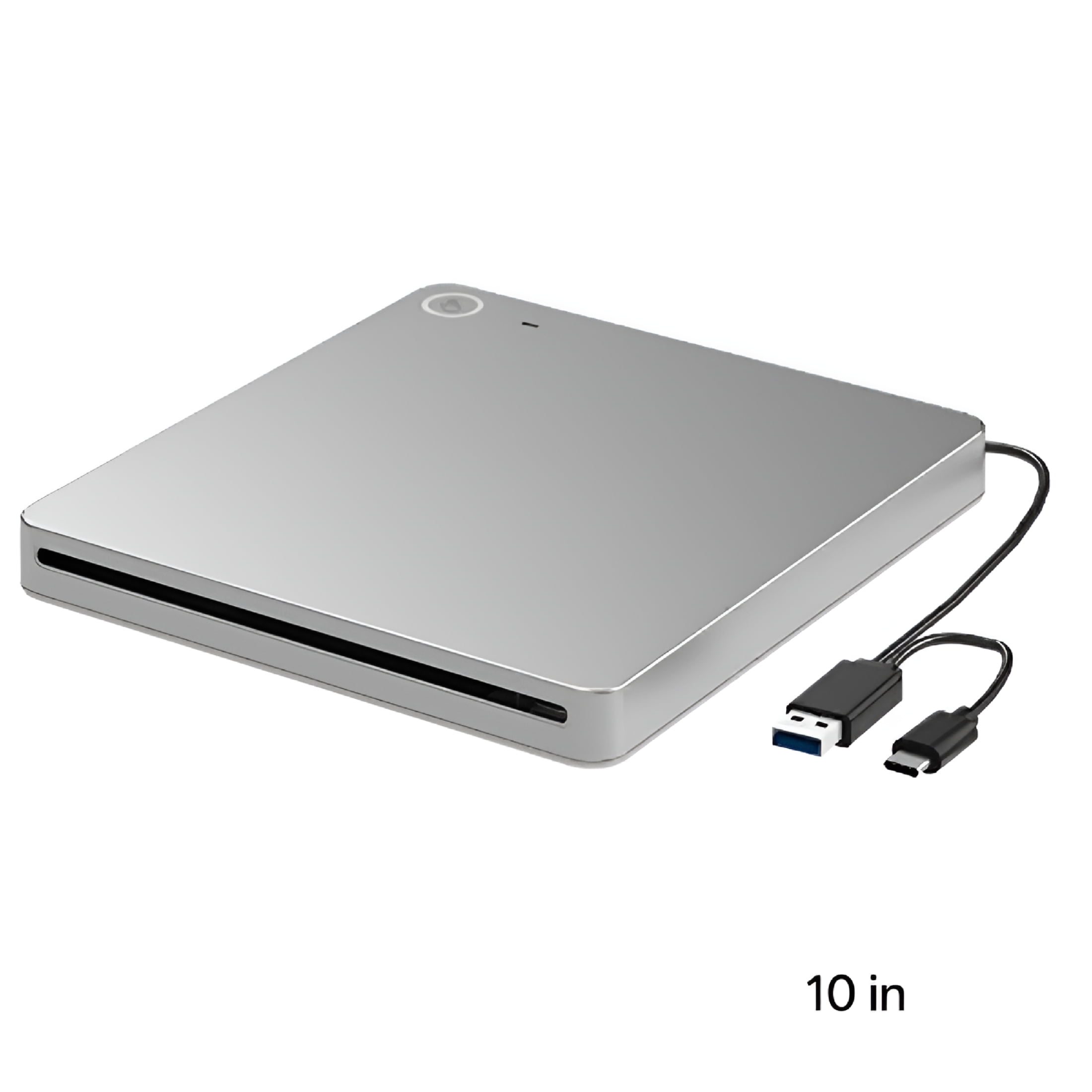 GJX 2026 New External 3D Blu-Ray Dvd Drive,Usb 3.0 and Type-C Blu-Ray Cd Dvd Drive Player Ultra-Slim Slot-Loading Cd Dvd Burner,Laptops,Desktops,Home Entertainment,Data Backup,Video Editing