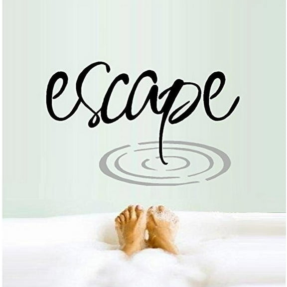 Decal ~ ESCAPE ~ WALL DECAL, 13" X 20"