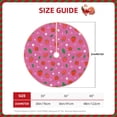 thumbnail image 2 of Sikiie Strawberry Floral Nativity Christmas Tree Skirt, Jesus Christian Winter Holiday Tree Mat Decoration(30-48IN)30", 2 of 6