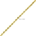 thumbnail image 4 of LoveBling 10K Yellow Gold 6mm Diamond Cut Rope Chain Necklace with Lobster Lock (20"), 4 of 5