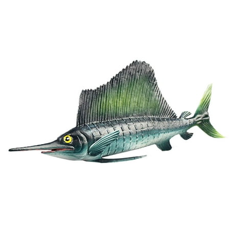 

High Simulation Sailfish Animal Model Marine Organism Decoration for Children Playing Size L