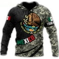 thumbnail image 3 of Mostprints Personalized Name Mexican Shirts for Men, Customized Mexico Shirts for Men, Mexico Shirts for Women Mexico Shirt (44) (T-Shirt, S), 3 of 5