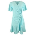thumbnail image 5 of Women's Plus Size Paisley Short Flutter Dress 2X, 5 of 5