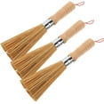 thumbnail image 6 of BALAHAPY 3Pcs Bamboo Pot Brushes for Cleaning Pots and Pans with a Long Handle and Heat-resistant Design, 6 of 8