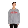 thumbnail image 4 of Long Island New York Sweatshirt Gifts Crew Neck Shirt Long Sleeve Unisex, 4 of 7