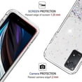 thumbnail image 3 of Compatible with Xiaomi Redmi Note 11 Pro Case Glitter Clear Sparkly Cases Shockproof Xiaomi Redmi Note 11 Pro Phone Case for Women Silicone Cute Slim Bling Protective Case (Redmi Note 11 Pro, Clear), 3 of 12