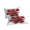 thumbnail image 2 of Home Bedclothes Romantic Rose Printed Duvet Cover Set Girl Woman Elegant Bed Set Bed Gift,California King (98"x104"), 2 of 6