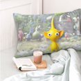 thumbnail image 4 of Lsque Pikmin Pattern Bedding Waterproof Pillow Protector Zippered Queen – Bed Bug Proof Pillow Encasement-20"x30", 4 of 6