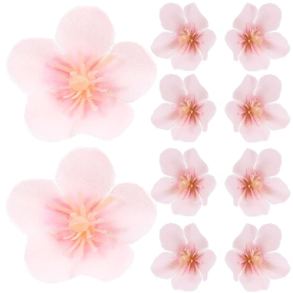 WRISTBIQUE Artificial Silk Cherry Blossom Flower Head for Wedding and Craft Decorations