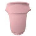 thumbnail image 7 of LA Linen Spandex Cover fitted for 55 Gallon Trash can on wheels, Blue Light, 7 of 7