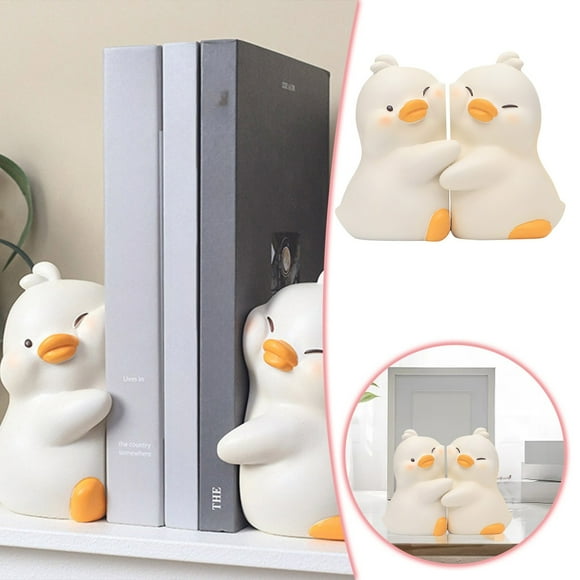 Hearth & Gear Resin Cute Bookends Little Yellow Stickers Home Study Desktop Ornaments Living Room Cabinet Bedroom Decoration Ornaments Mailman Ornament Snowflake Crutches Ornament K2so Ornament