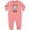 Mauve, variant on Holy Cow I'm One Birthday Baby Fleece Romper