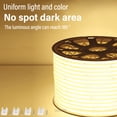 thumbnail image 2 of COB LED Strip 220V Switch/Dimmable Power EU Plug 360LEDs/m 3000k 6000k RA90 Outdoor Garden FOB LED Tape Bedroom Kitchen Lighting, 2 of 6